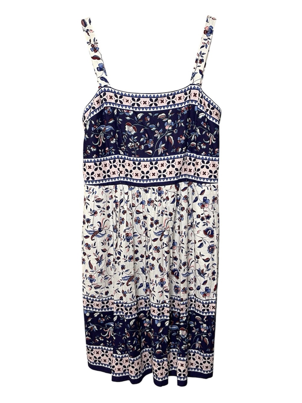 Eliza J Navy & White Floral Sundress Sz 14 - Picture 2 of 5